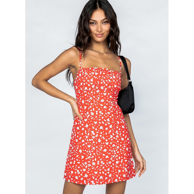 Tallie Mini Dress Red