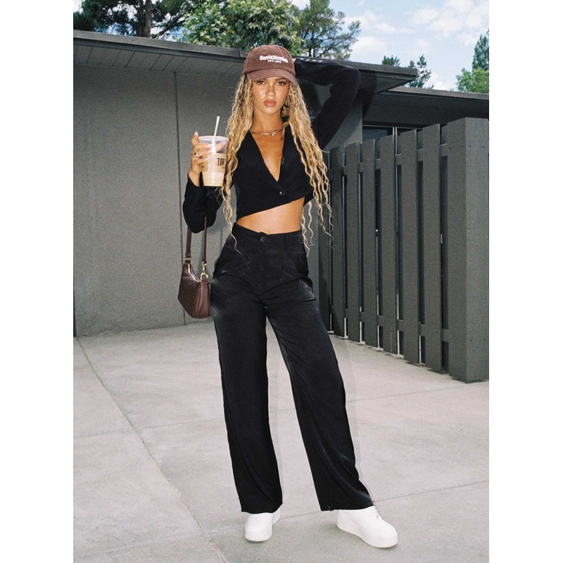 The City Cropped Blazer Black