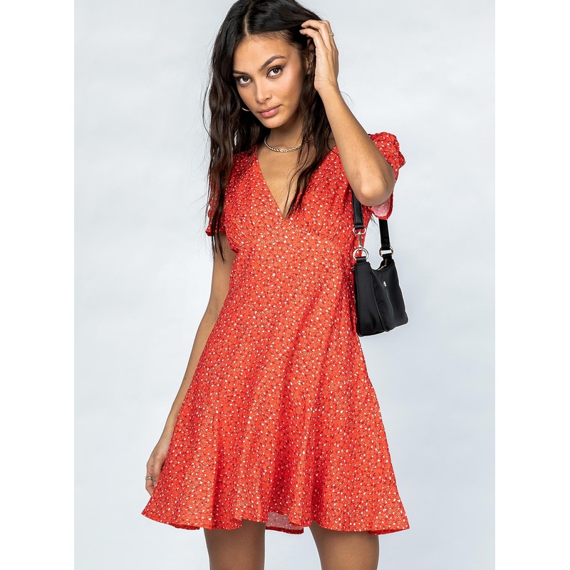 The Sting Mini Dress Red