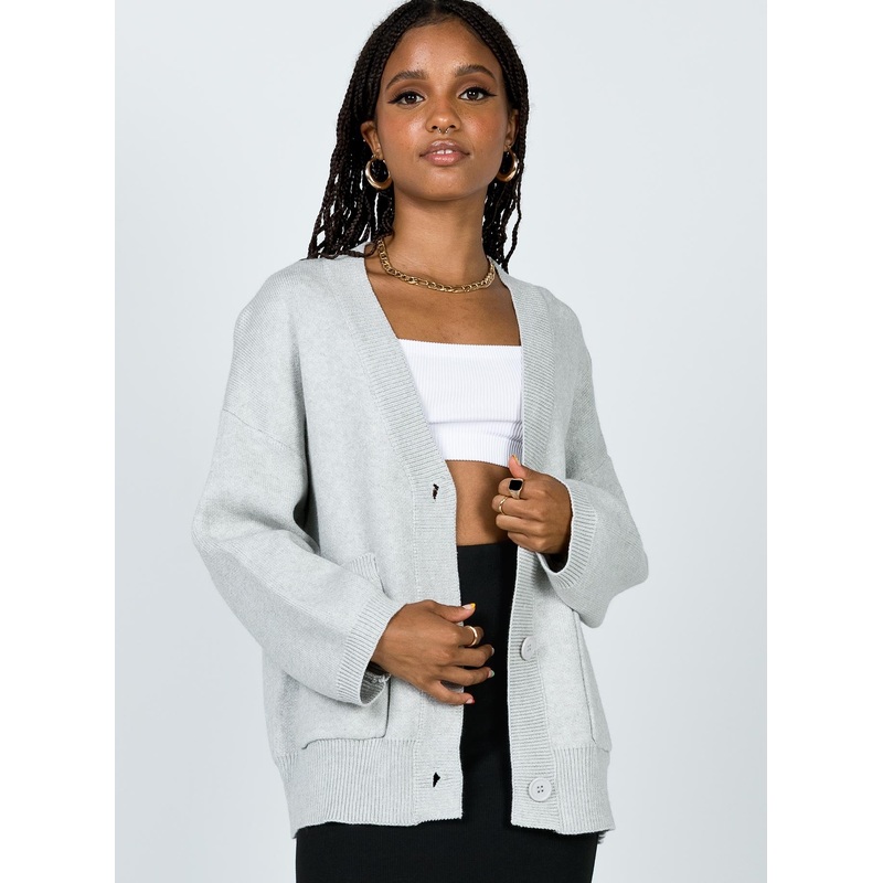Burke Cardigan Grey