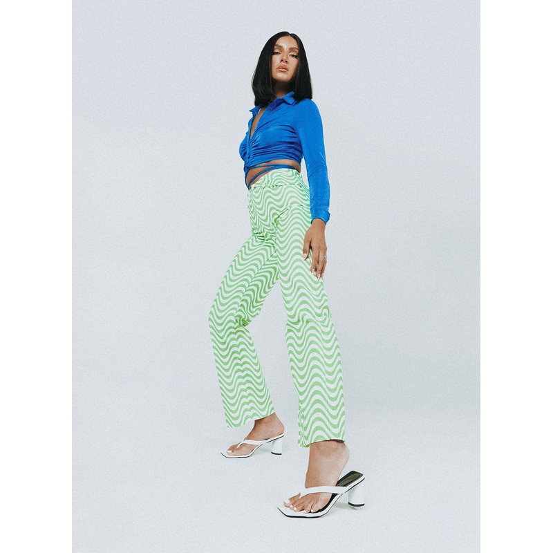 The Ragged Priest Prism Jeans Green