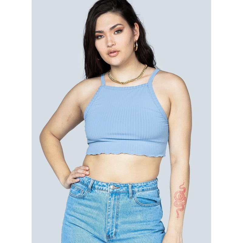 TWIIN Lennon Tankini Top Blue
