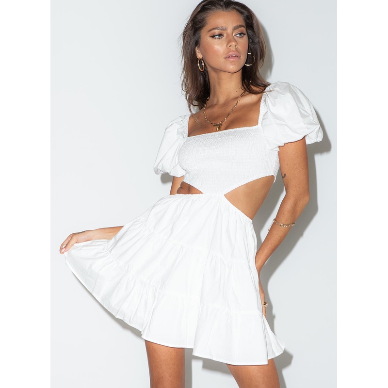 Amber Mini Dress White