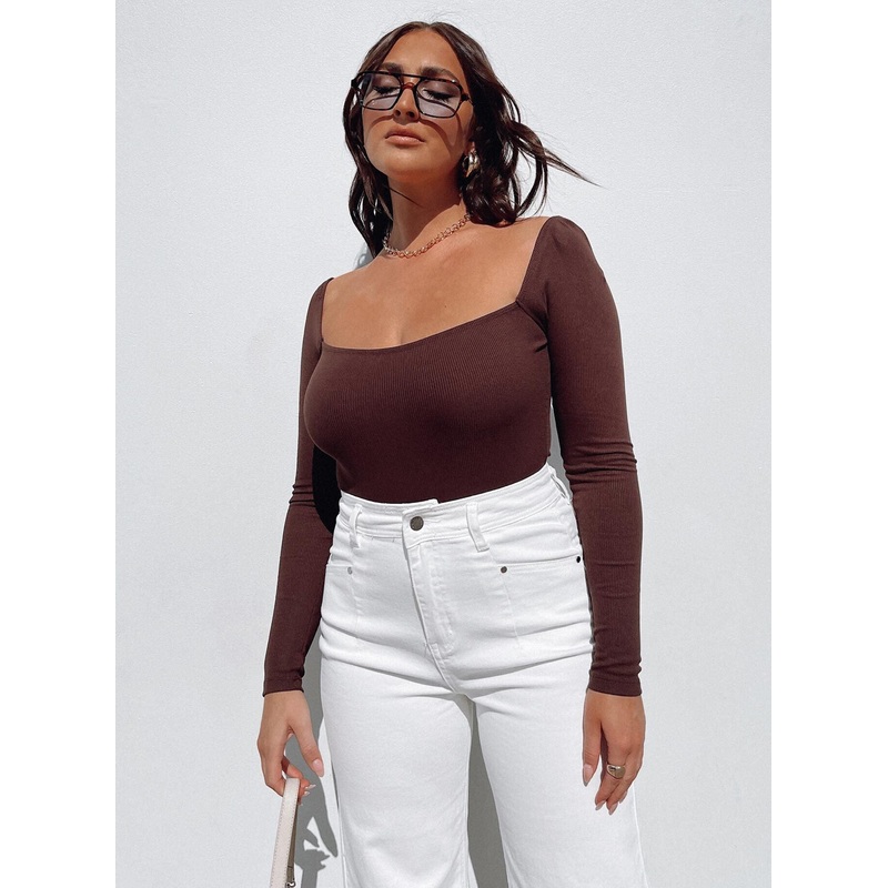 Charlotte Bodysuit Brown