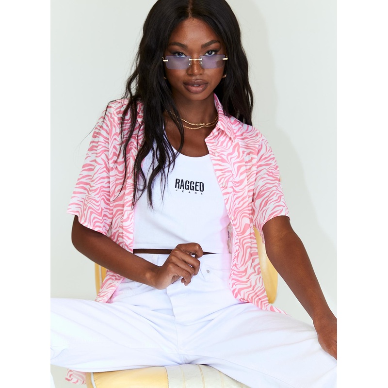 Ziggy Short Sleeve Shirt Pink