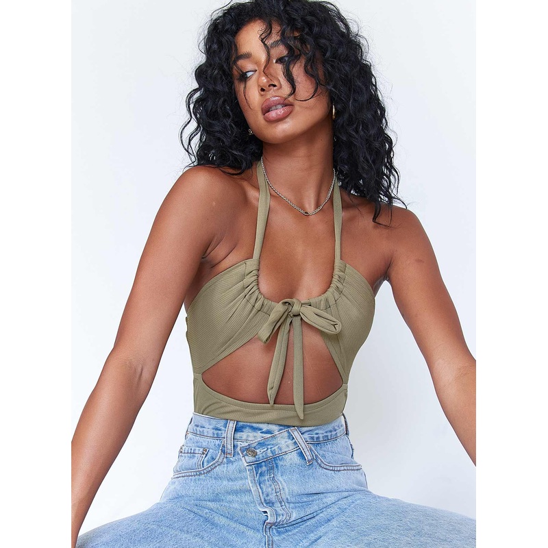 London Bodysuit Khaki