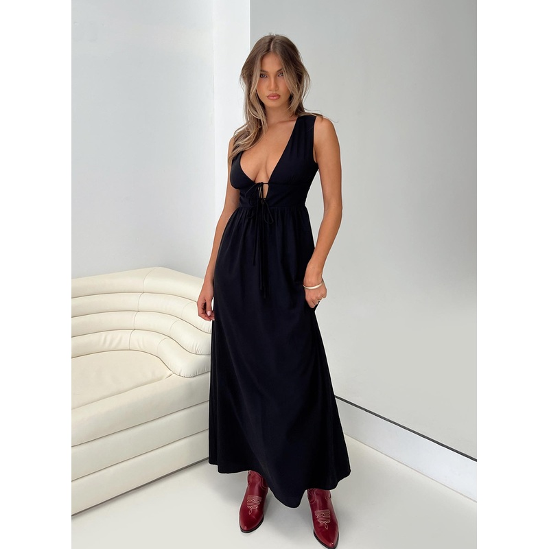 Pokey Maxi Dress Black
