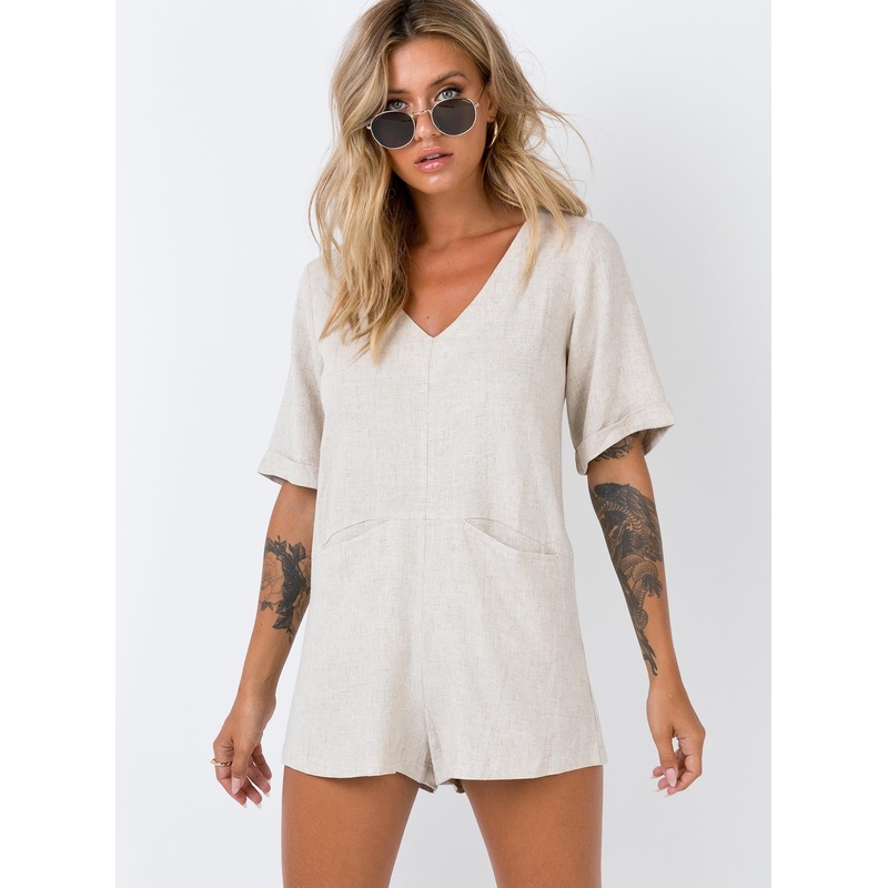 Zara Romper Natural