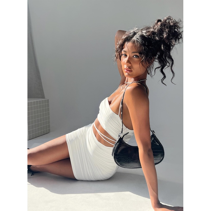 Courtney Mini Dress White