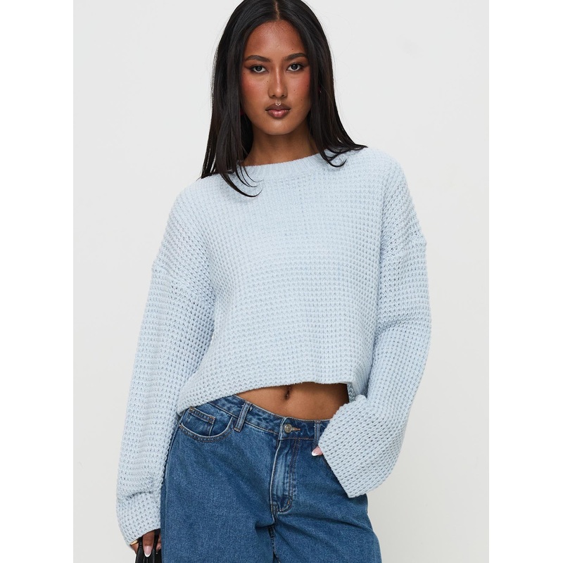 Elinda Knit Sweater Blue