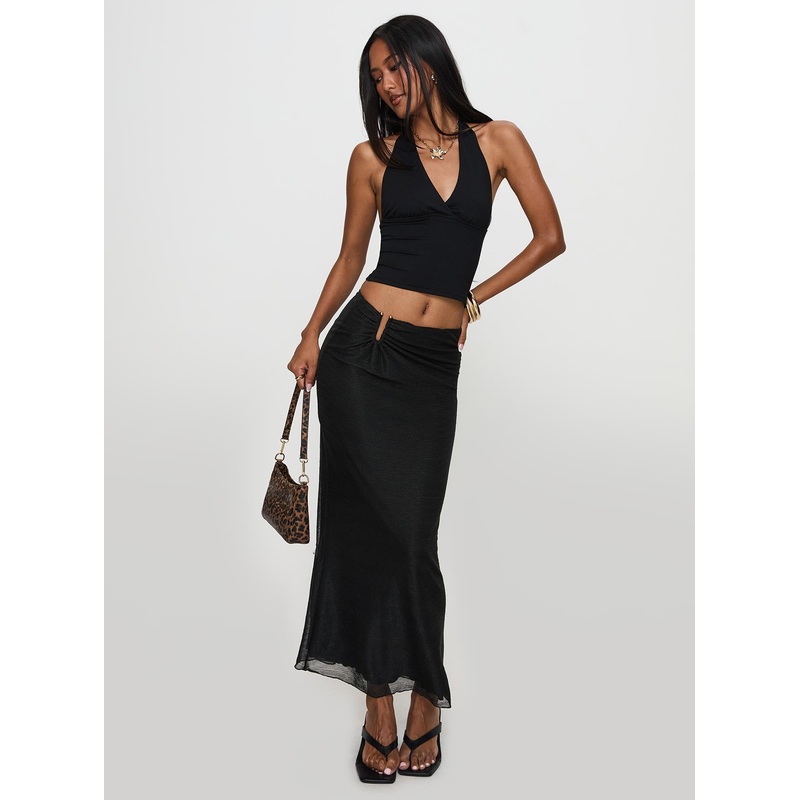 Satine Maxi Skirt Black
