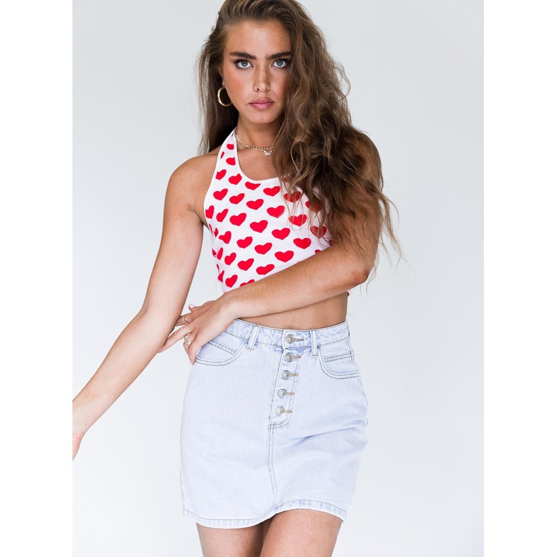 Sophia Mini Skirt Denim